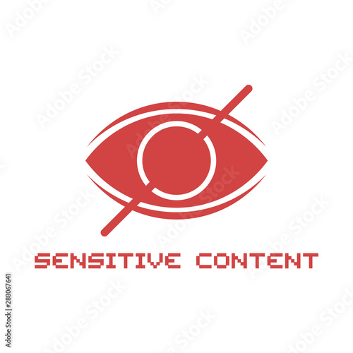 Sensitive content icon