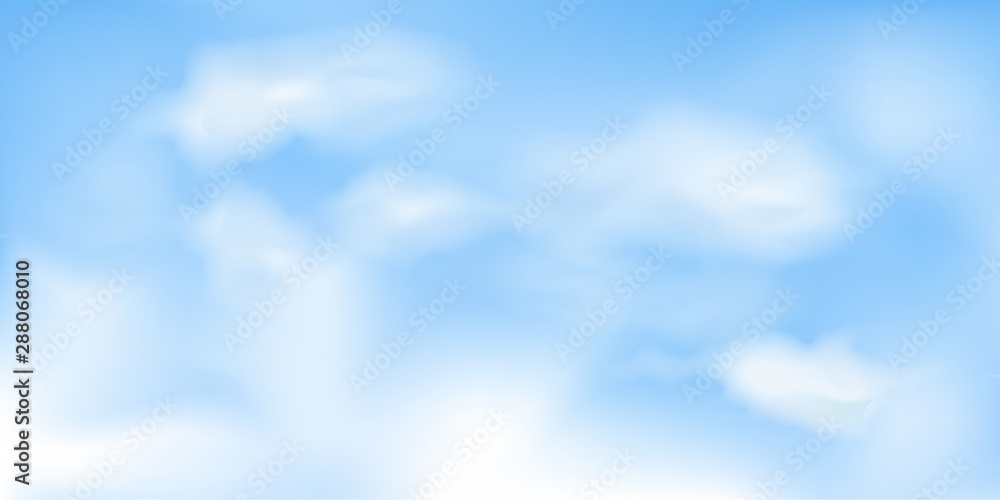 Obraz premium nice clouds and blue sky