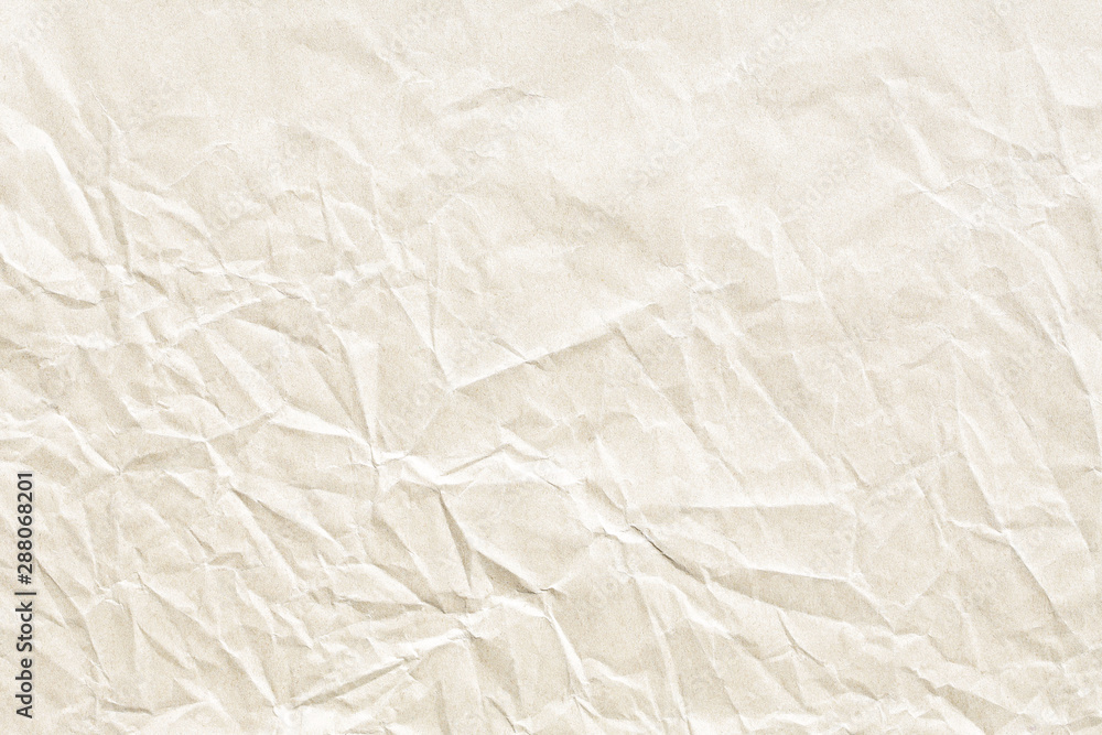 Fototapeta premium Old brown crumpled paper texture