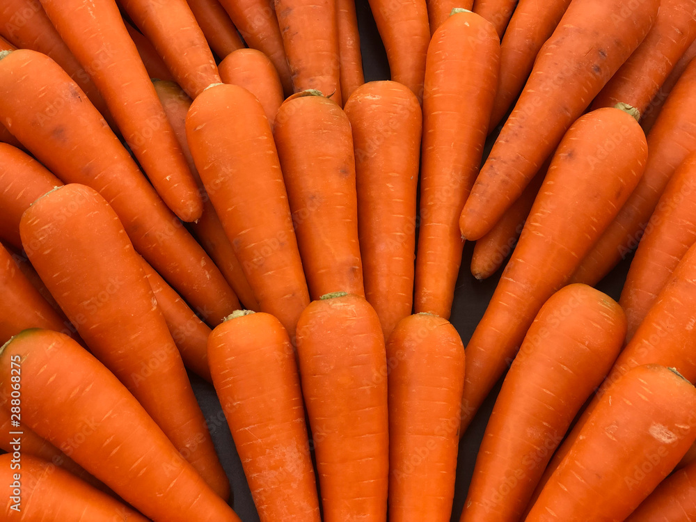 A lot of organic orange carrot for sale form the market A lot of organic orange carrot for sale form the market