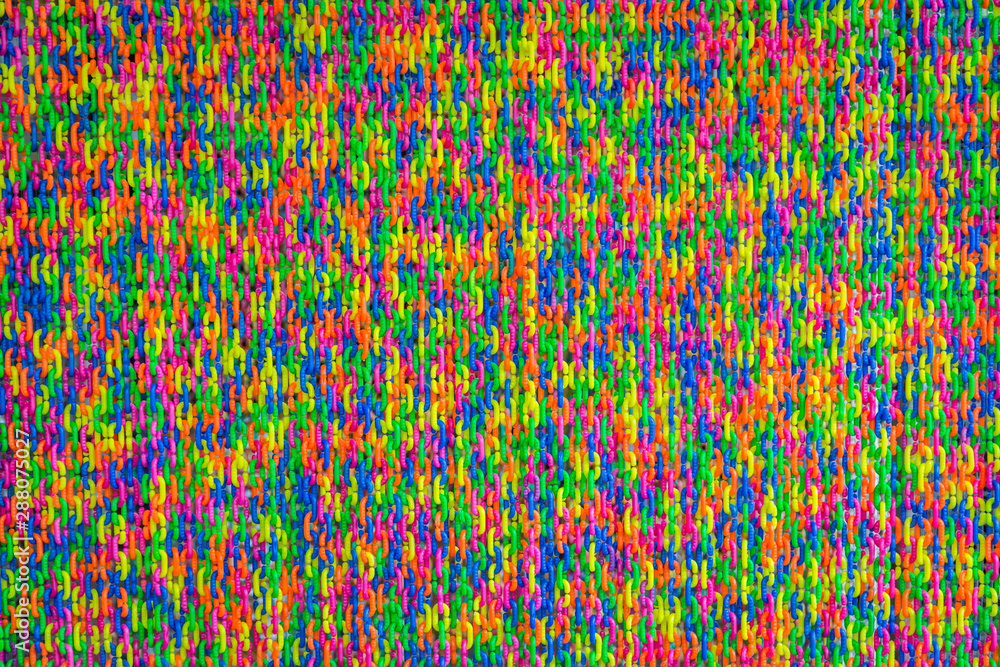 Fototapeta premium Colorful plastic chain