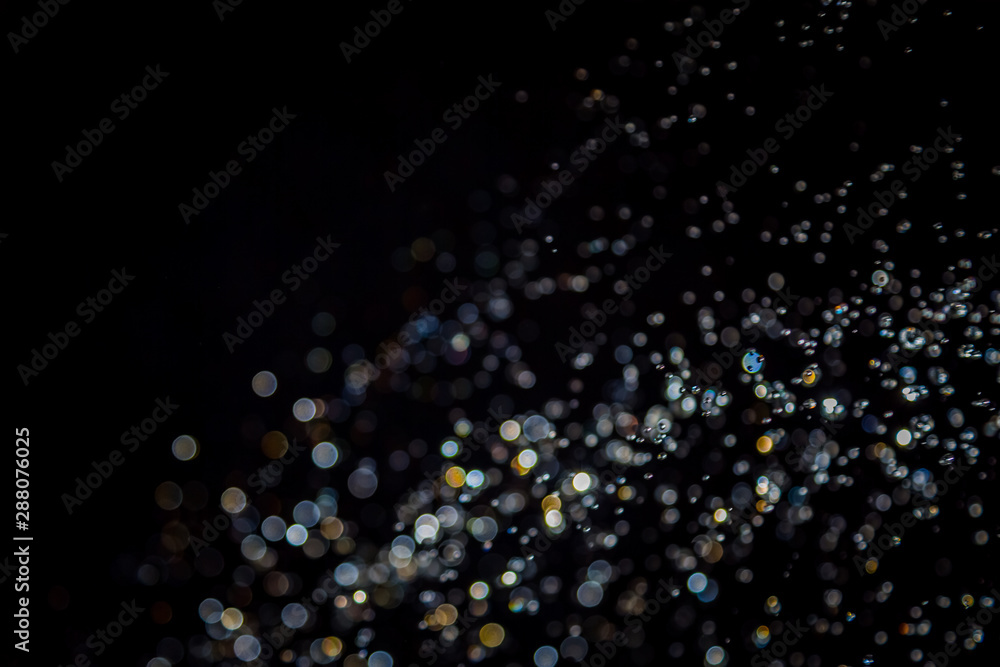 Colorful Bokeh on black Colorful Bokeh on black