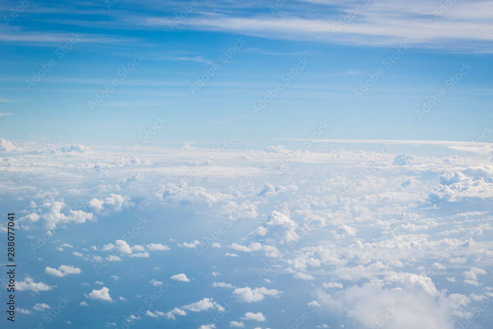 Blue sky with clouds