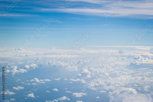 Blue sky with clouds