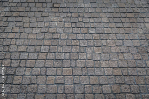 Cobblestone pavement texture