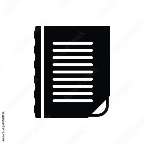 Black solid icon for edge