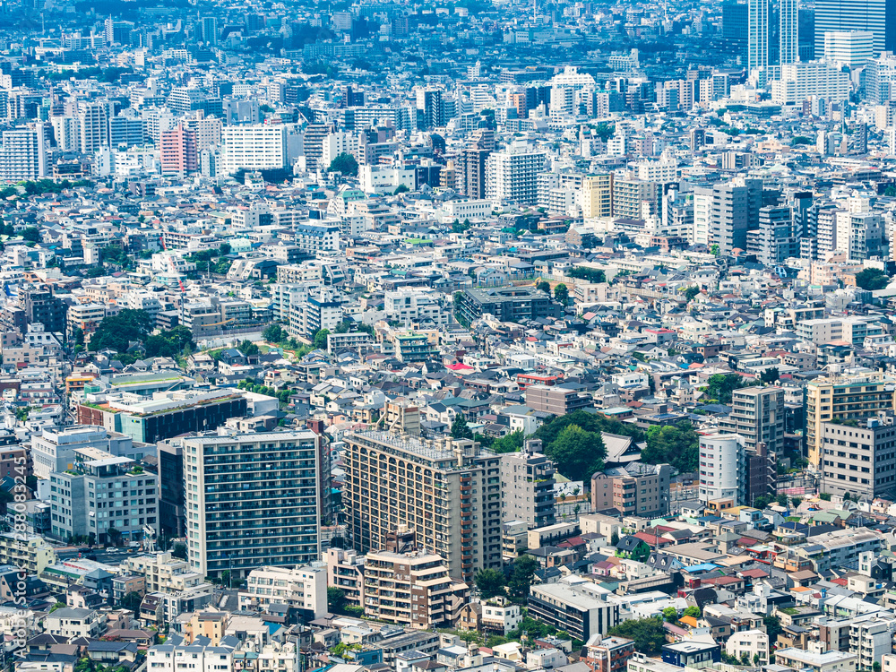 東京都庁から眺める都市風景