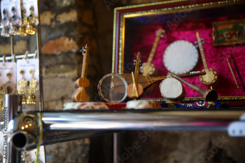 Souvenir and gift shop in old town  Sheki