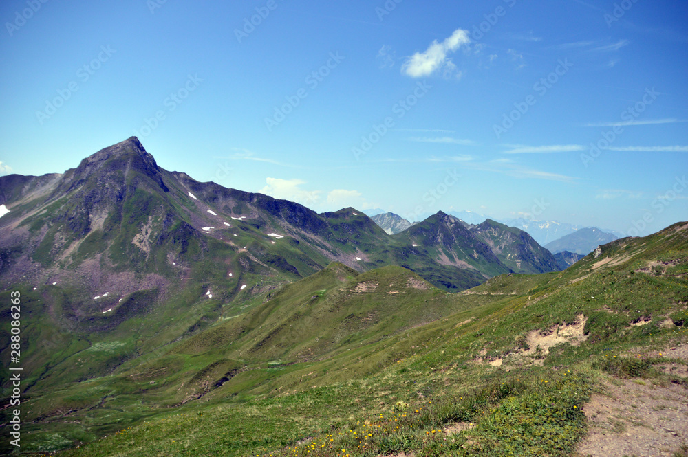 Fototapeta premium Gletschergebirge in Österreich