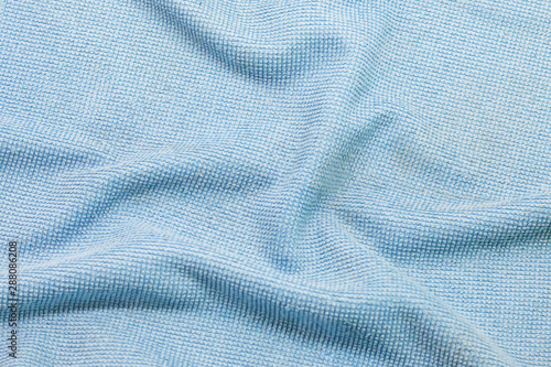 photo of blue wave fabric.