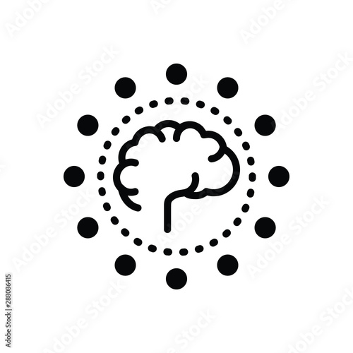Black solid icon for capability