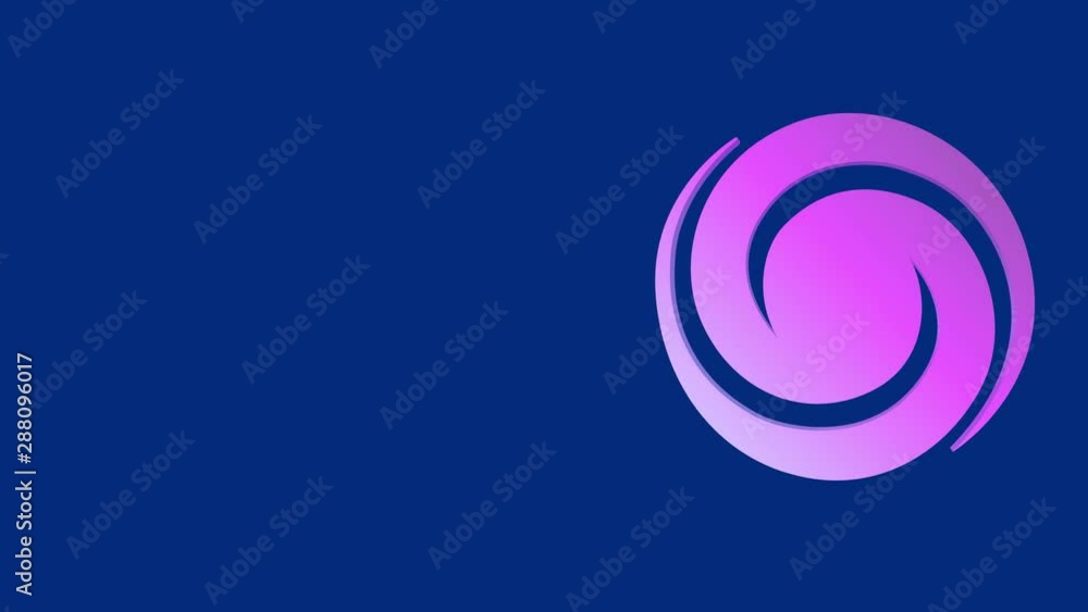Graphic design on the right side that changes color as it rotates clockwise, composed of colorful shapes and textures, in 16: 9 video format. Graphic design on the right side that changes color as it rotates clockwise, composed of colorful shapes and textures, in 16: 9 video format.
