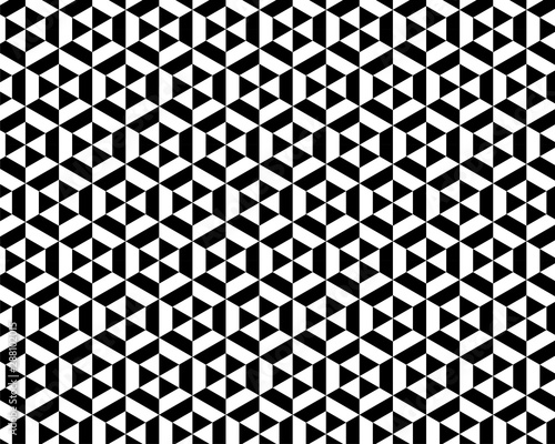 geometric pattern abstract white and black tone vector background, line overlapping with modern concept