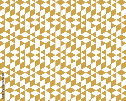 geometric pattern abstract white and gold tone vector background, line overlapping with modern concept