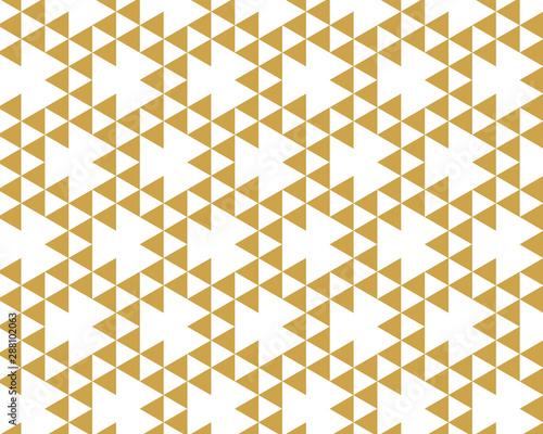 geometric pattern abstract white and gold tone vector background, line overlapping with modern concept