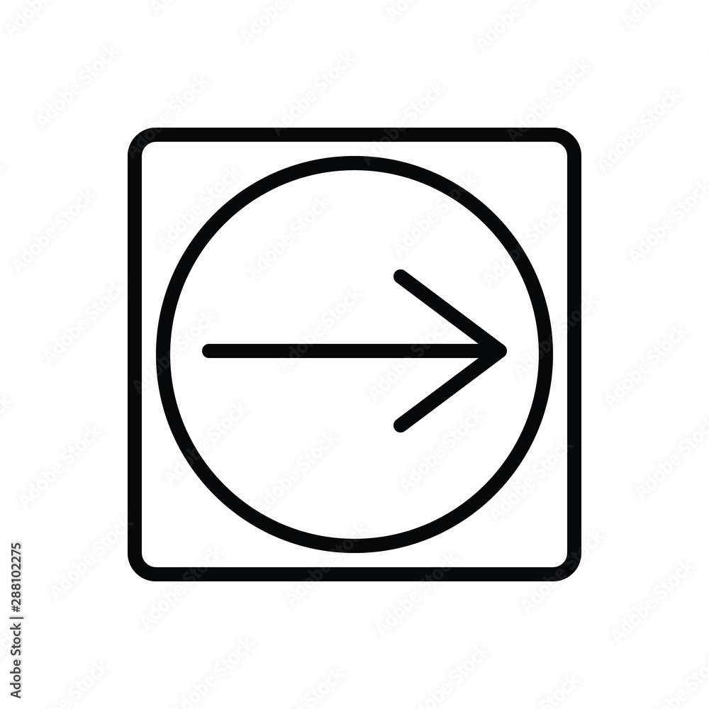 Black line icon for implication Black line icon for implication