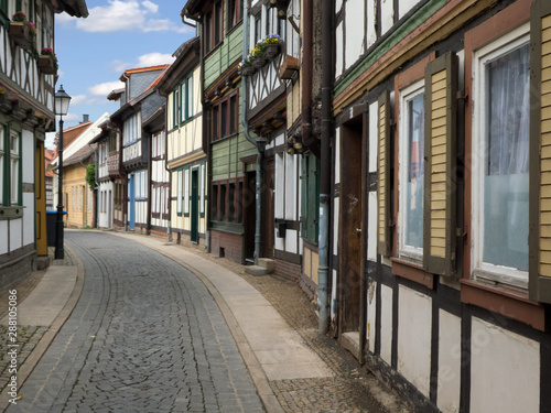 historische Altstadt von Quedlinburg im Harz
