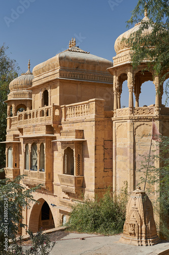 Wallpaper Mural Gadi Sagar temple on Gadisar lake Jaisalmer, India. Torontodigital.ca