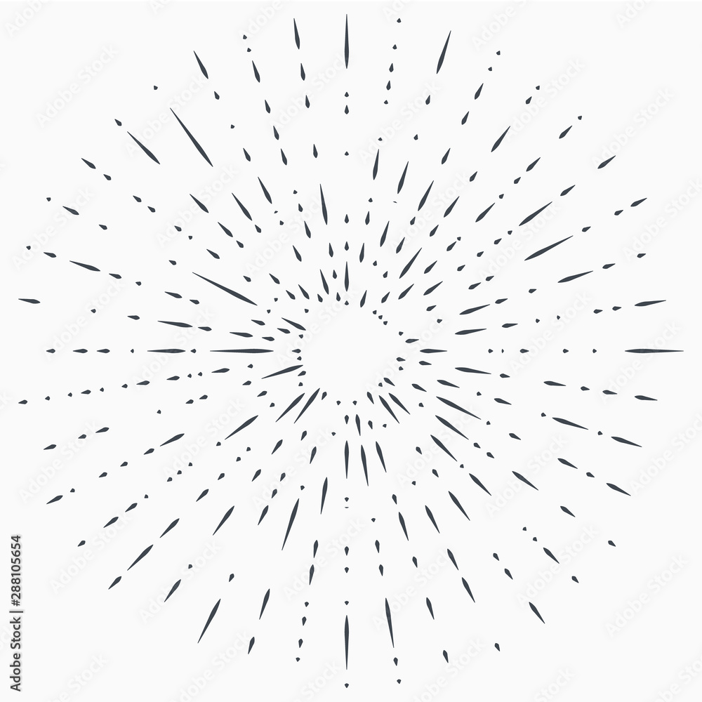 Sunburst Sun Ray, Hipster Black Sunburst Shine Design, Vintage Black Radial Art, Retro Hand Drawn Illustration Sunburst Sun Ray, Hipster Black Sunburst Shine Design, Vintage Black Radial Art, Retro Hand Drawn Illustration