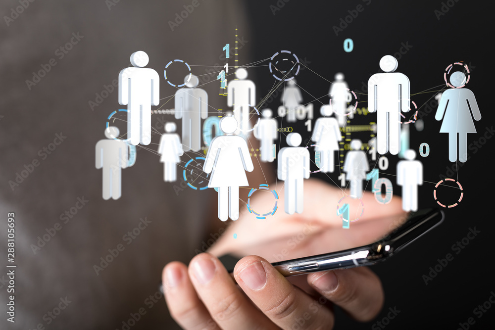 Group of business partner looking for the future Group of business partner looking for the future