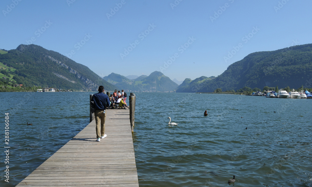 Switzerland: A cruise on Lake Lucerne is one of the most popular trips for foreign tourists