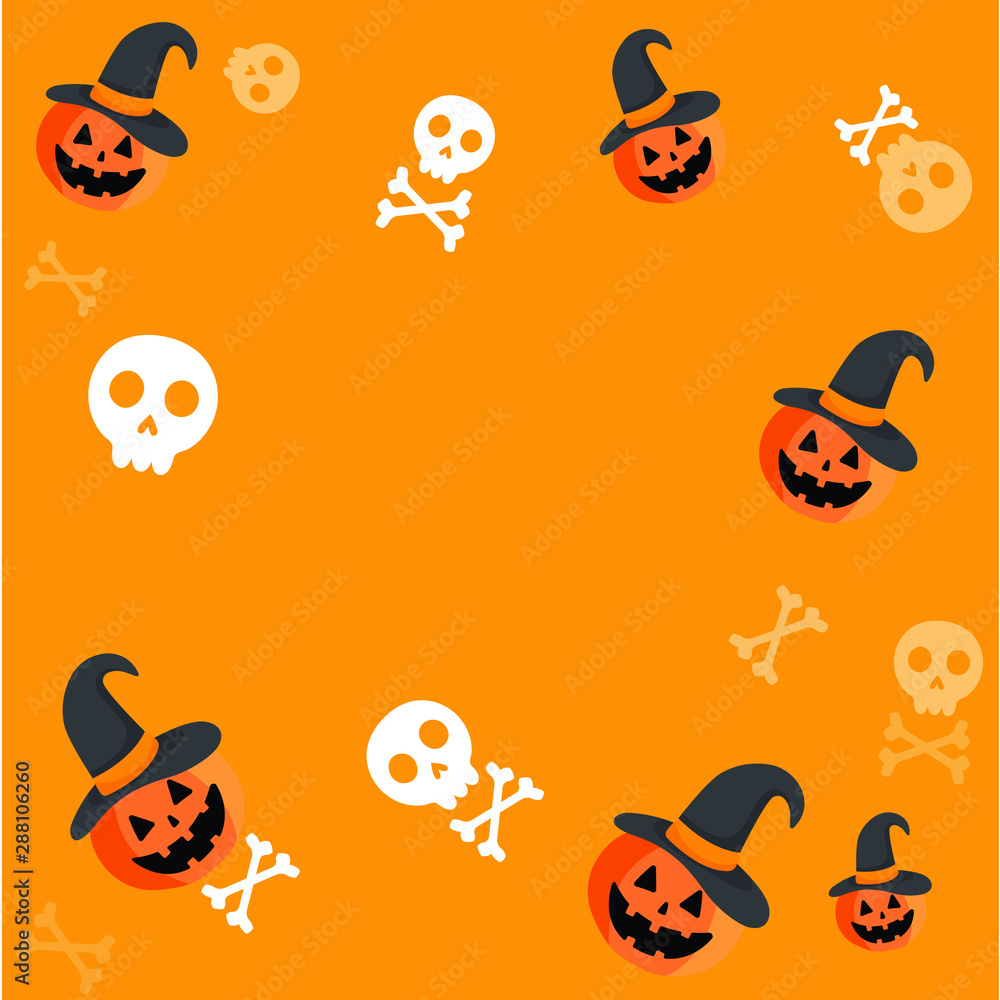 Funny helloween background, vector illustration Funny helloween background, vector illustration