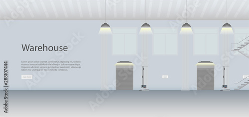 Factory interior banner