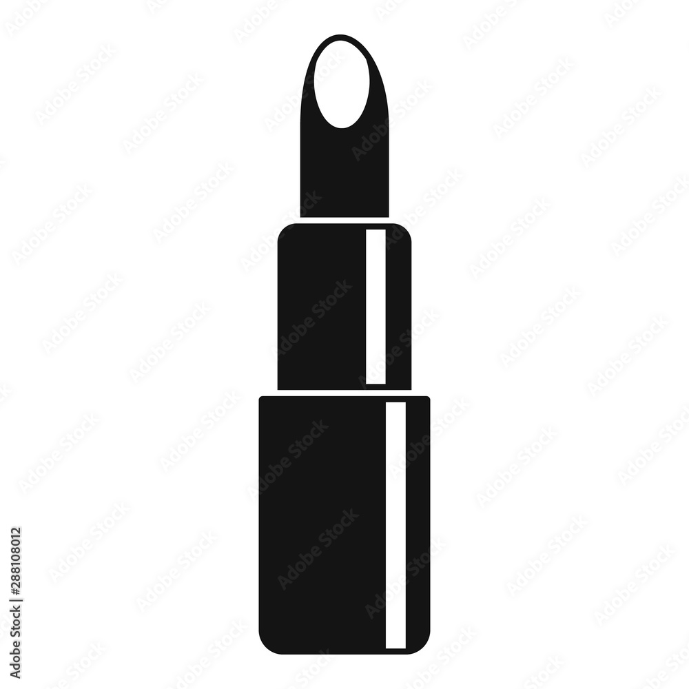 Luxury lipstick icon. Simple illustration of luxury lipstick vector icon for web design isolated on white background Luxury lipstick icon. Simple illustration of luxury lipstick vector icon for web design isolated on white background