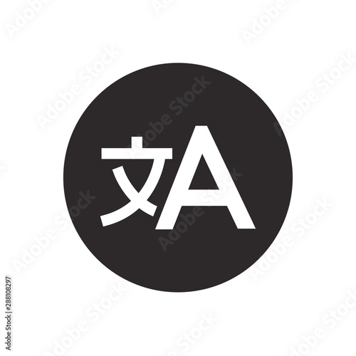 translate icon vector design illustrator