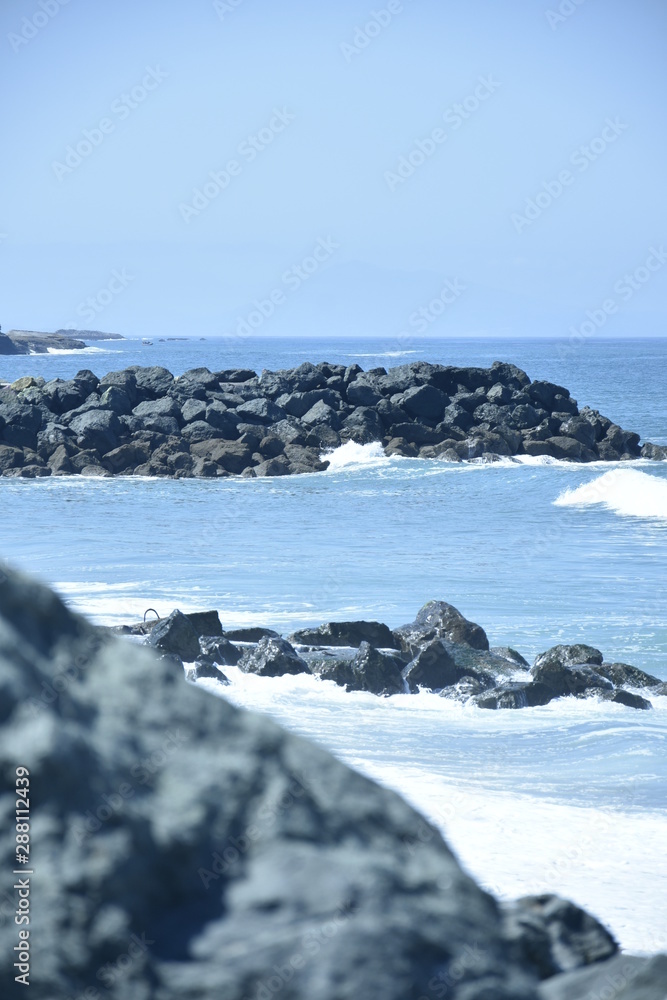 Obraz premium quand on aime la vie on va à la palge