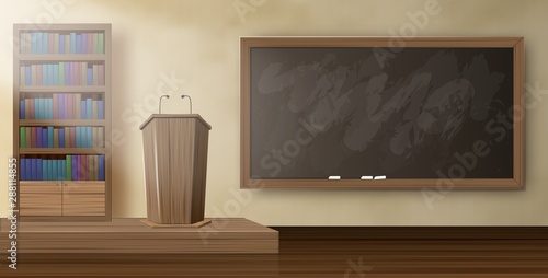 Poster Tribune Lecturer at University Realistic.