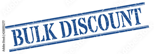 bulk discount stamp. bulk discount square grunge sign. bulk discount