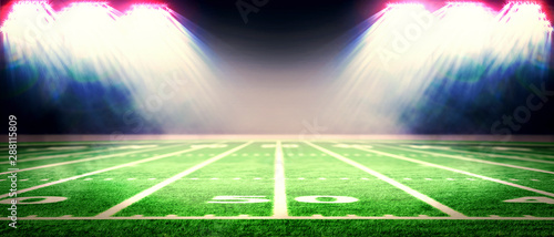 Φωτογραφία Perspective of football field