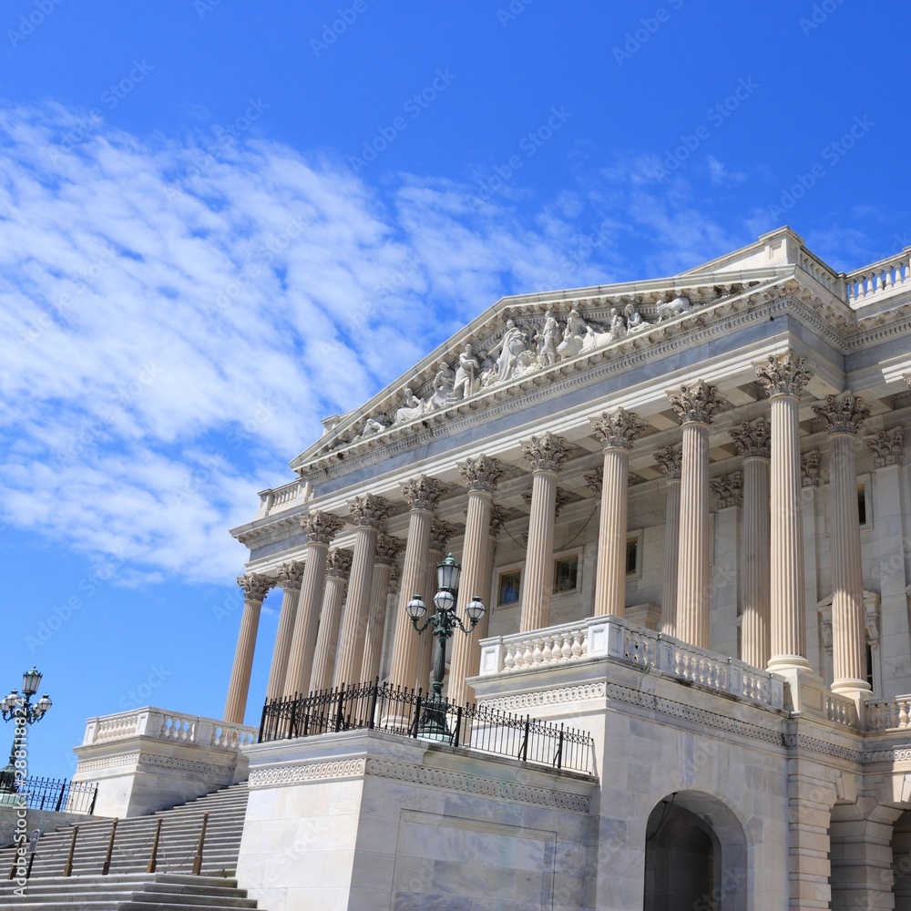 Washington DC - the Congress. American landmark.