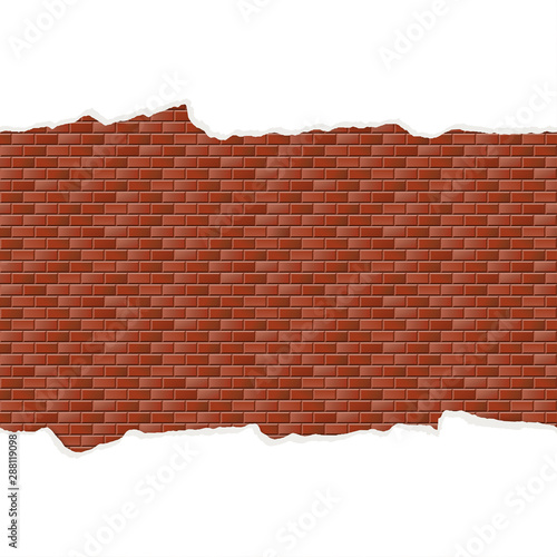 wall background with broken plaster seamless