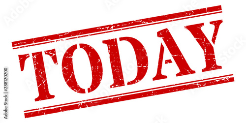 today stamp. today square grunge sign. today