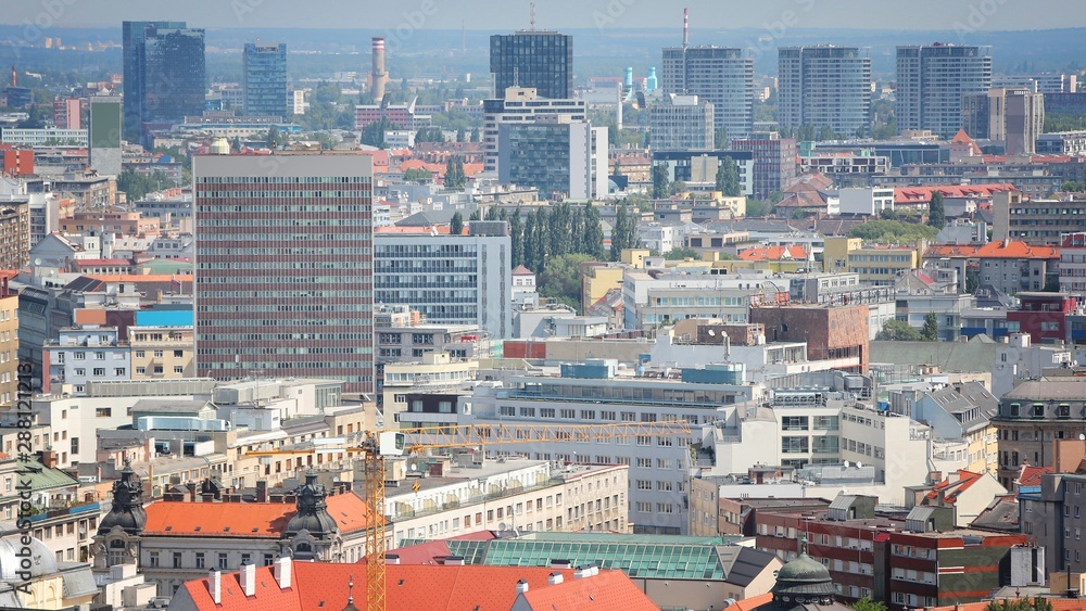 Samolepka Bratislava city