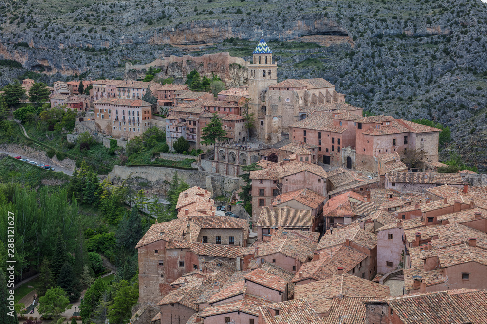 historische Stadt Albarracin in Teruel, Spanien