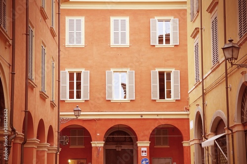 Modena city. Italian landmark. Vintage filtered color style. © Tupungato