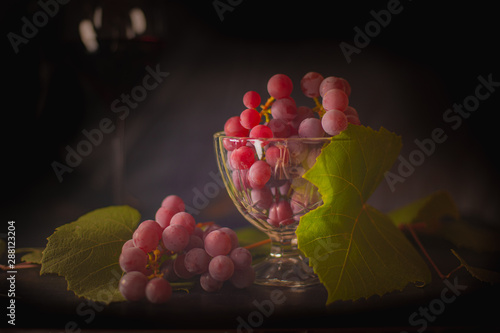 Canvas Print Grapes in the cup.