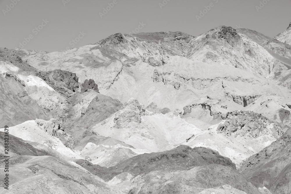 Obraz premium Death Valley. Black and white vintage style.