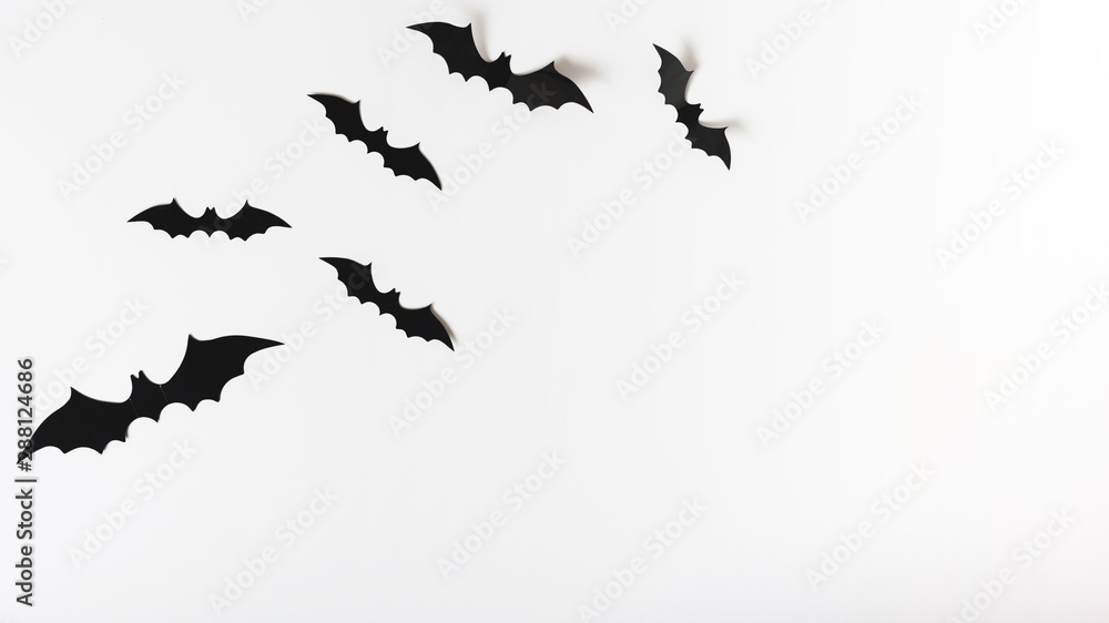 Fototapeta premium Set of paper bats