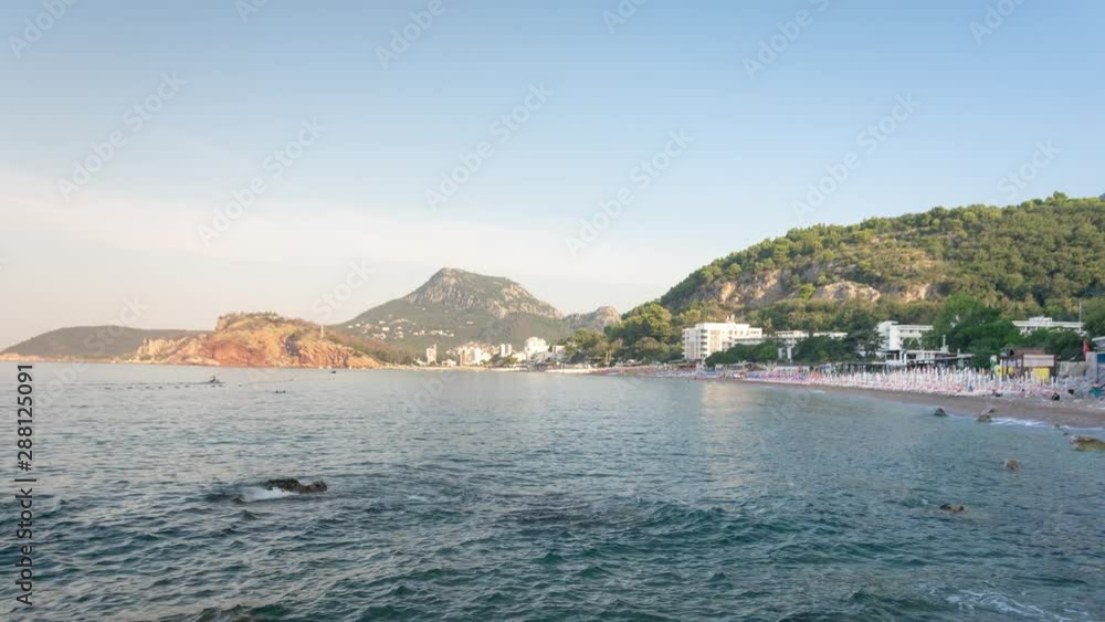 Awesome time lapse in the morning on the Adriatic Sea beack at Sutomore Montenegro. Awesome time lapse in the morning on the Adriatic Sea beack at Sutomore Montenegro.