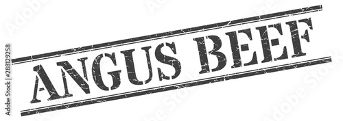 angus beef stamp. angus beef square grunge sign. angus beef