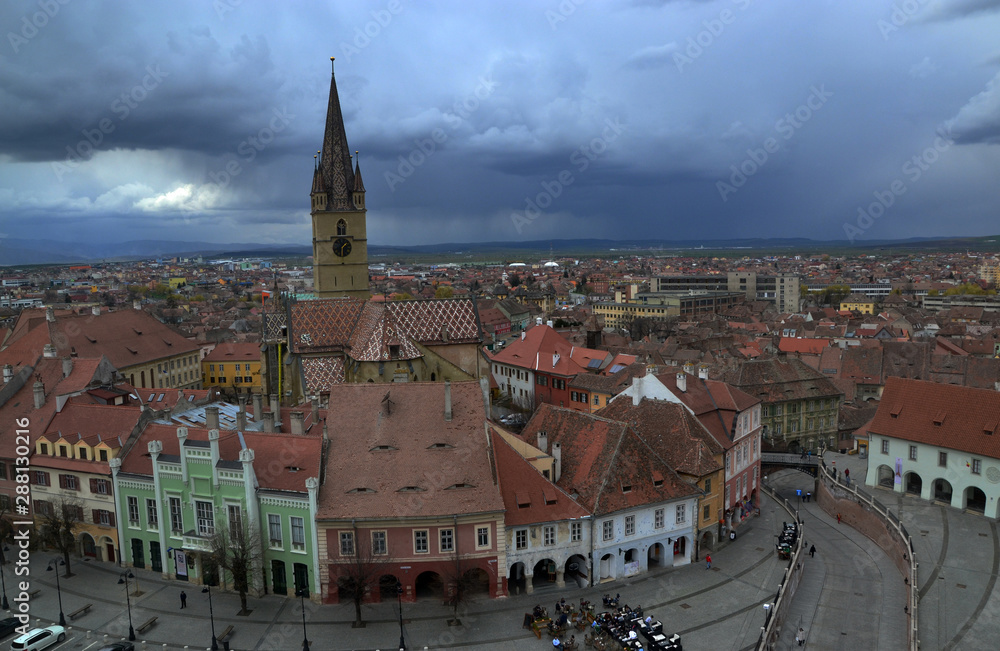 Sibiu view over the old town