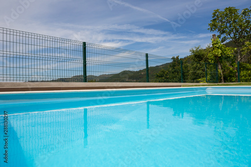 swimming pool blue water