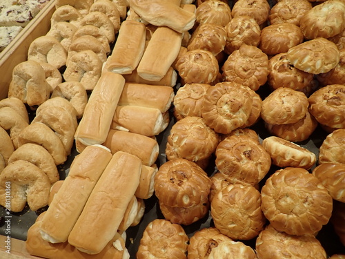  fresh baked variety of bread photo