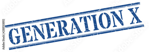generation x stamp. generation x square grunge sign. generation x