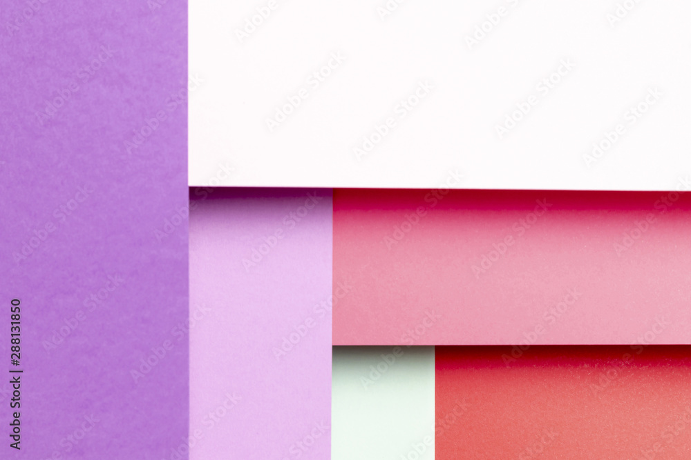 Fototapeta premium Top view pattern with different shades of colors