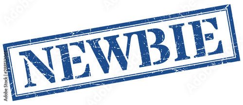 newbie stamp. newbie square grunge sign. newbie